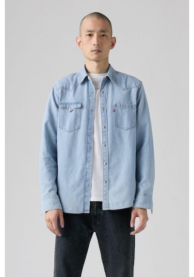 Levi's Barstow Special Edition Turquoise Rivet Erkek Mavi Gömlek-9410 Mavi