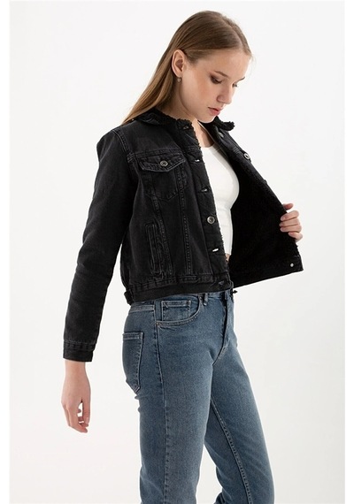 Fashion Frends Fashion Friends Kadın Jean Mont Kadın Jean Mont Siyah Xs