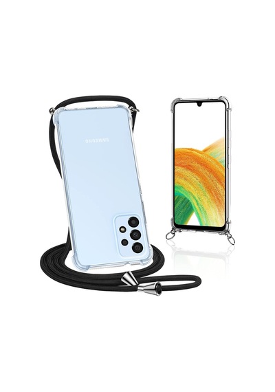 Teknomoda Samsung Uyumlu Galaxy A23 Kilif Boyun Omuz Askili Ipli Seffaf Silikon 562090914