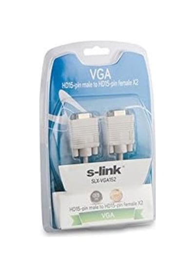 Slx-vga152 Vga To 2 Vga Çoklayıcı Kablosu, Beyaz