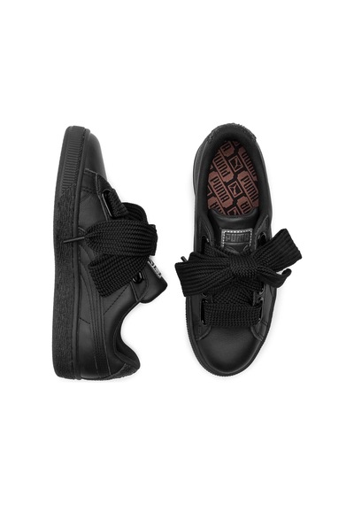 Puma Sneakersy Basket Kadın Spor Ayakkabısı 369223-03 Siyah