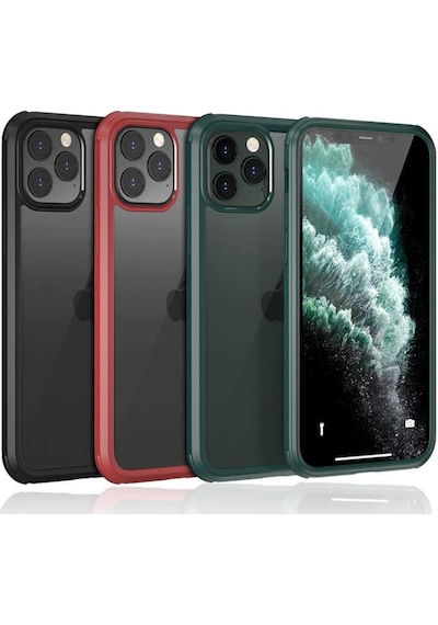 Apple Uyumlu  iPhone 11 Pro Max Kilif 360 Tam Koruma Ön Ve Arkasi Camli 495629592