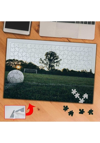 Halısaha, Kale Top Futbol 240 Parça Puzzle Yapboz Tablo-a1052