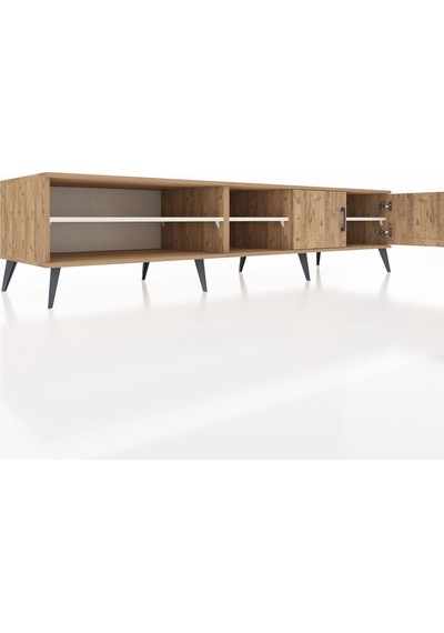 Kronos Tv Ünitesi 3 Raflı 2 Kapaklı 220x59x51 Çam-çam/aytaşı Atlas Çam/aytası - Atlas Çam Kronos Tv Ünitesi 3 Raflı 2 Kapaklı 220x59x51 Çam-çam/aytaşı Atlas Çam/aytası - Atlas Çam