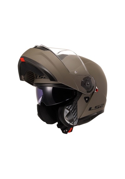 Çene Açılır Kask Ls2 Strobe 2 Mat Kum  Vizörlü