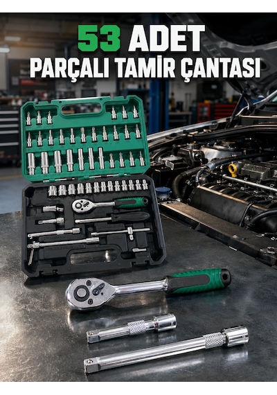 Derin Lokmalı Uçlu Çok Fonksiyonlu Tamir Seti Standart