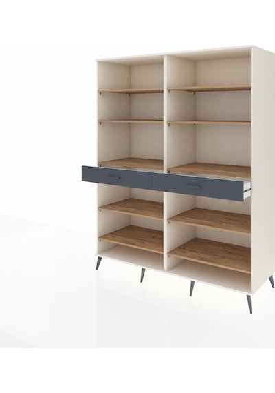 Kronos Gardrop 10 Raflı 2 Çekmeceli 176x59x221 Aytaşı-çam/antrasit Çam/antrasit Kronos Gardrop 10 Raflı 2 Çekmeceli 176x59x221 Aytaşı-çam/antrasit Çam/antrasit