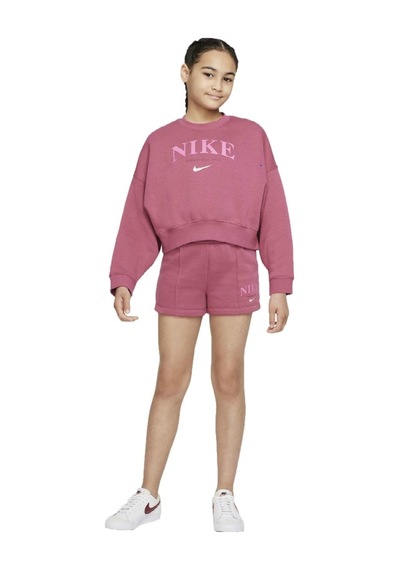 Nike Sportswear Kids Shorts Pink Kız Çocuk Şortu Pembe Pembe