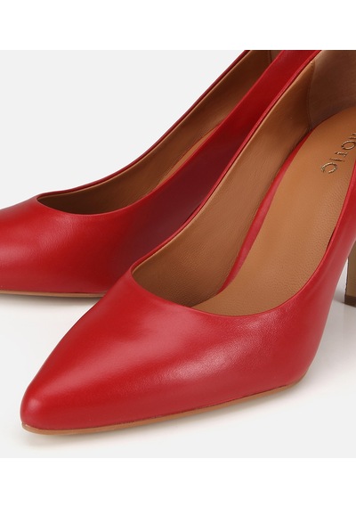 Hotiç Kadın Deri Kırmızı Klasik Stiletto 01ayh321910a750 01ayh321910a750