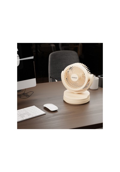 Efn-509 Krem 3 Kademeli Hız 175cm 3 Kanat Pervane Ve Çerçeve Masaüstü Usb Vanti - Hs08377523-1