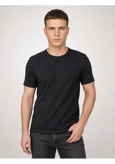 LOFT Regular Fit Erkek Tshirt K.kol Lf2042154 Q1.v1 Siyah