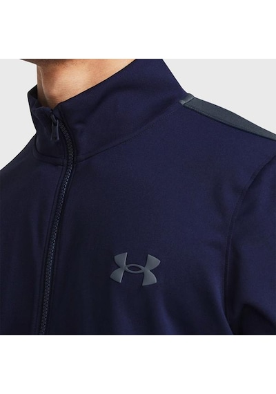 Under Armour Knit Track Erkek Lacivert Dik Yaka Eşofman Takımı Lacivert