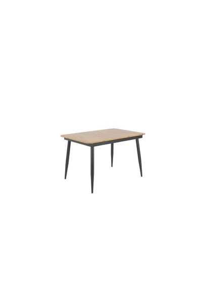 Pera Açılır Mutfak Ve Yemek Masası Siyah Metal Ayaklı Suntalam 120x80 Cm Ceviz