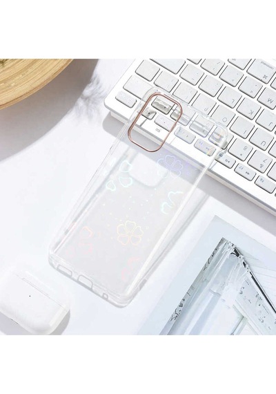 Xiaomi Redmi Note 10 Pro Kılıf Zore Sidney Desenli Sert Kapak Flower No3