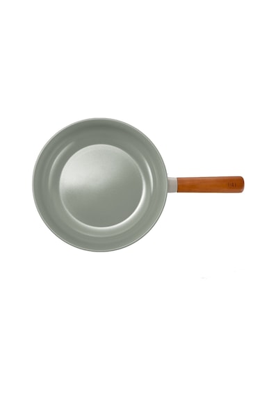 Neoflam Fika Gri Alüminyum Döküm Gaz ve İndüksiyonlu Wok Tava