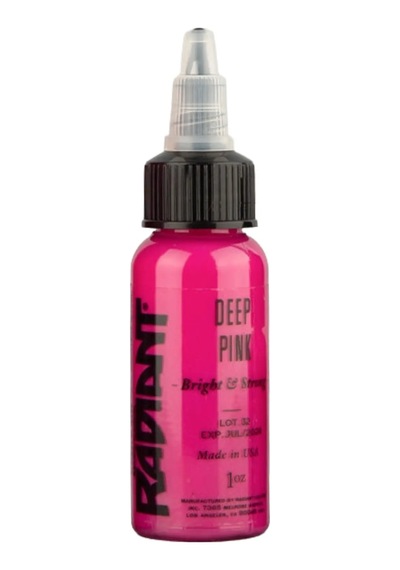 Deep Pink Radiant Dövme Boyası 30ml Yoğun Fuşya Pembe Profesyonel Tattoo Ink