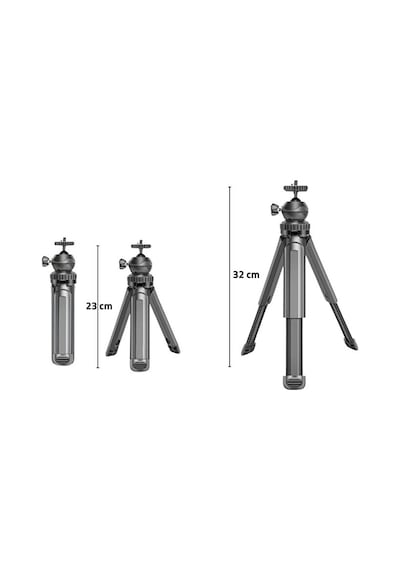Bluetooth Kumandalı Masaüstü Mini Tripod / 360 Ayarlanabilir 32