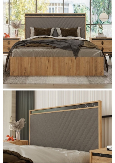 Avrupa 150x200 Çift Kişilik Yatak Seti - Yatak / Baza / Başlık