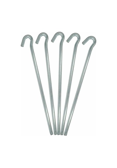 10mm 20 Cm Boy 10 Adet Paslanmaz Kaymaz Kancalı Çadır Branda Kazık Demiri 10 Mm X 20 Cm