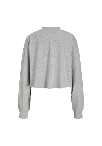 Jack & Jones Kadin Bisiklet Yaka Sweatshirt - Caia - 12253287 Light Grey Melange