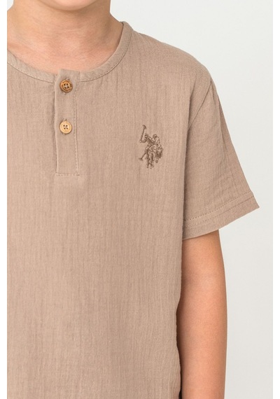 U.s. Polo Assn. Erkek Çocuk Kahverengi Bermuda Takım 5274-49843 Kahverengi