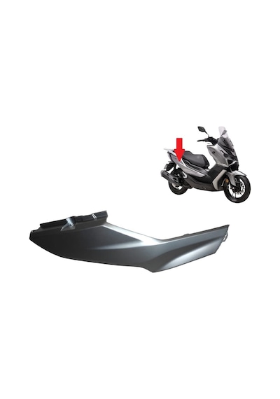 Voge Sr1 125 - Arka Yan Panel Sağ Gri Sele Altı Grenaj