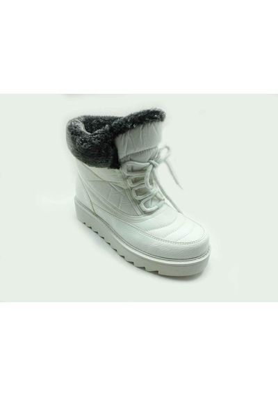 Marine Shoes Kürklü Termal Kar Botu Beyaz-Rugan 86 4013