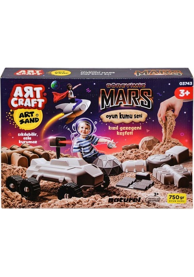 03743 Art Craft Görevimiz Mars Kinetik Kum Oyun Seti 750 gr.