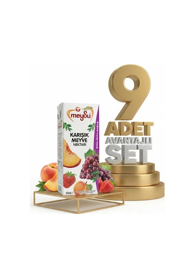 Meysu Nektar Karışık 9x200 Ml