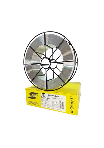 Esab Ok Autrod 4043 1.2 Mm Alüminyum Mıg Kaynak Teli Rb1040075 7 Kg Makara