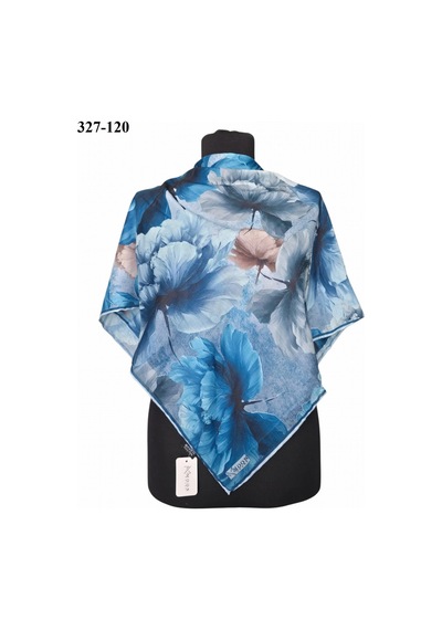 Moonscarfs Moonscarf Soft Pamuk Eşarp Mavi 327-120 Çok Renkli