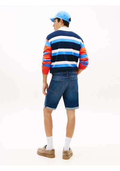 Tommy Hilfiger Ronnıe Short Bj8155 Erkek Mavi Şort - Dm0dm22980
