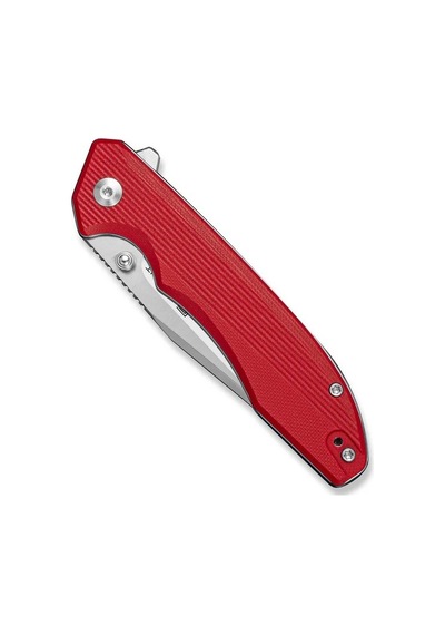 Sencut Sylor Red G10 Handle Stonewashed D2 Blade Kamp Çakı Kırmızı