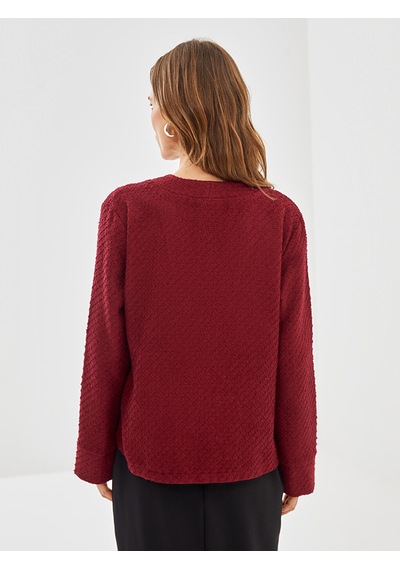 Lcwaıkıkı Classic Bordo Hırka