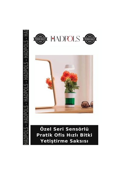 Özel Seri Sensörlü Pratik Ofis Hızlı Bitki Yetiştirme Saksısı