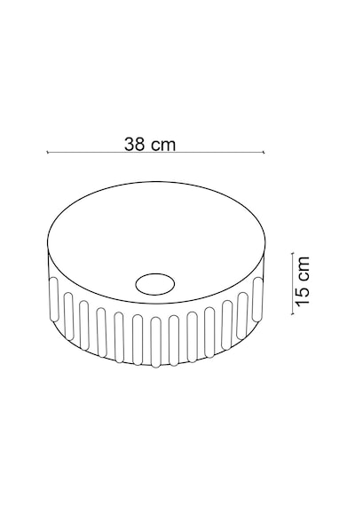 Ey-4715mk Mat Krem Tezgah Üstü Lavabo