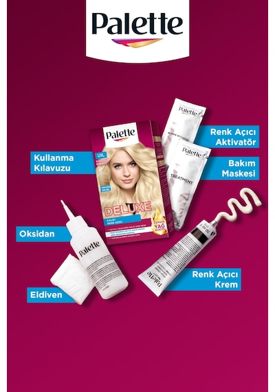 Palette Deluxe Saç Boyası Uıl Ultra Yoğun Renk Açıcı (78339498)
