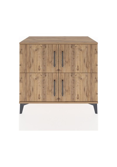 Hyperion Şifonyer 4 Raflı 4 Kapaklı 88x44x80 Çam-çam Çam