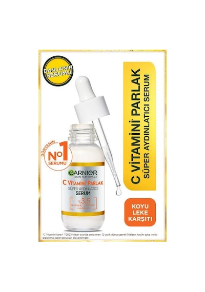 Garnier Günlük Koruyucu Yüz Güneş Kremi SPF50+ 40 ML + C Vitamini Parlak Süper Aydınlatıcı Serum 30 ML + Nemlendirici Jel