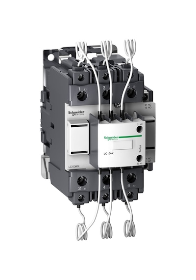 Schneider Electric Lc1dwk12m7 Tesys D Kompanz. Kontaktör 63kvar 220vac