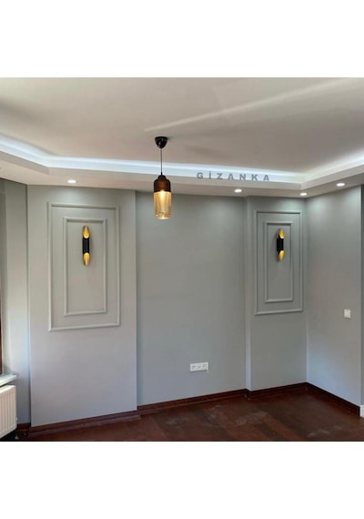 Tv Arkası Tasarımı Boyanabilir Çıta Hazır Kesim Anka140