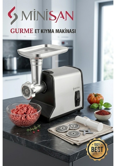 Minisan Jsgm311-120 Gurme Et Kıyma Makinesi