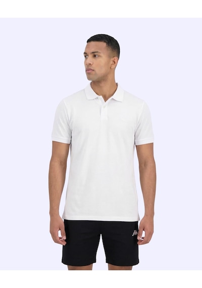 Kappa Fausto Erkek Beyaz Regular Polo Yaka Tişört