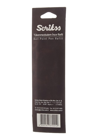 Scrikss 711 Slim Tükenmez Refil Mavi