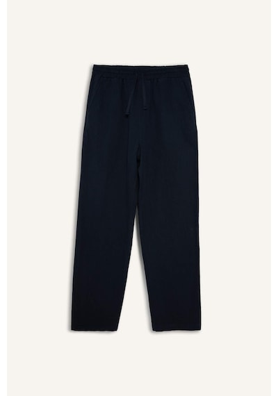 Defacto %100 Pamuk Baggy Fit Pantolon G2592ax26spnv175 Lacivert-nv175