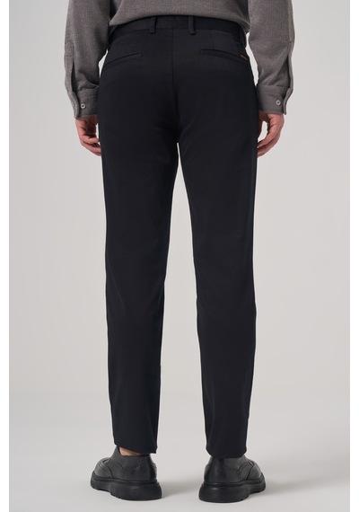 Morven Erkek Siyah Pamuk Trend Slim Fit Chino Pantolon 26ks003003001 Siyah