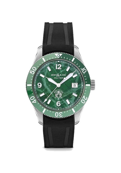 Montblanc 1858 Iced Sea Automatic Date 129765 Altın - Mavi