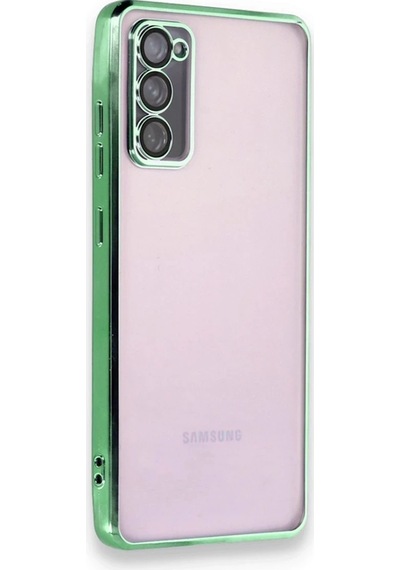 Mey İthalat Samsung Uyumlu Galaxy S20 Fe Kılıf Lensli Silikon - Yeşil