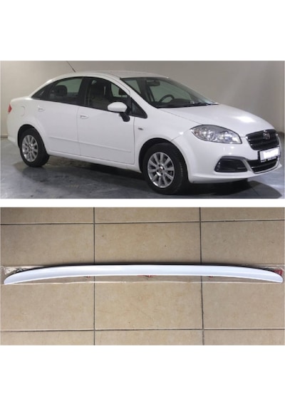 Fiat Linea Bagaj Üstü Spoiler Bagaj Çıtası Parlak Beyaz