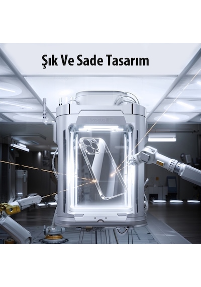 Baseus Apple Uyumlu iPhone  15 Pro Lucent Serisi Ultra İnce Transparan Kılıf